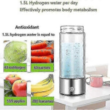 Waterdestilleerder met hoge waterstofconcentratie, stabiele antioxidant, 15 keer zo sterk, gemaakt van glas en roestvrij staal.