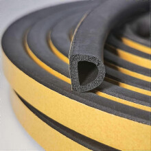 Sturdy Sealing Strip, Porous Sound Insulation and Shock Absorption, 6 Meters Cuttable EPDM, Door and Window Gap Sealing Rubber