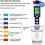 Salt Meter, 0.01% Resolution, PH or TDS/Conductivity Test, Water Quality Testing Tool 2