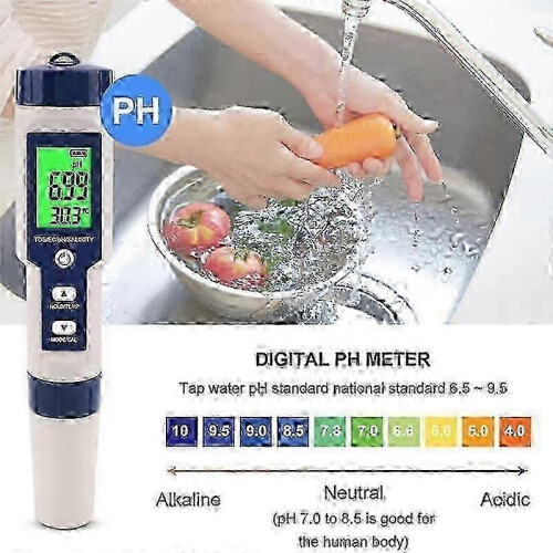 Salt Meter, 0.01% Resolution, PH or TDS/Conductivity Test, Water Quality Testing Tool 2
