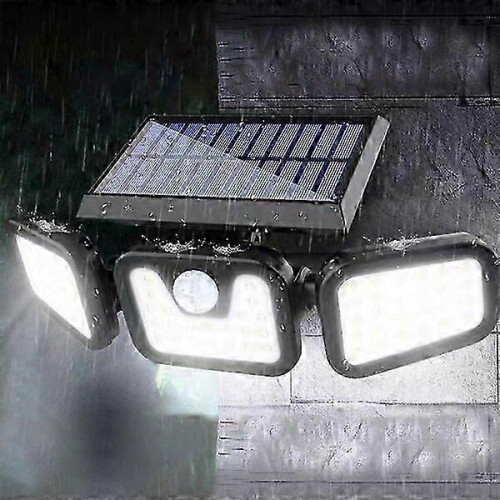 Durable Solar Motion Sensor Lightweight IP65 Waterproof 8h Working Time, 2COB Lightweight Sources, Pool Driveway Light XW-B40 1