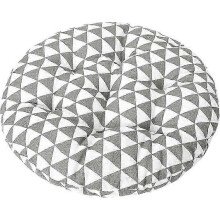 Sturdy Pad Thickened Cotton & Linen, 40cm Diameter, Sofa Floor Bay Window Pad