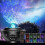 Durable Planet Projector Rotating Starry Sky Effect Built-in Bluetooth Speaker Room Ambient Lightweight 1