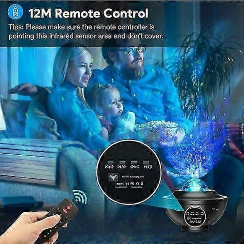 Durable Planet Projector Rotating Starry Sky Effect Built-in Bluetooth Speaker Room Ambient Lightweight 2