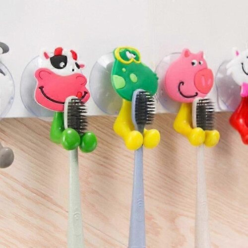 Supporto per spazzolino portatile, resistente alle macchie, facile da installare, kit da 10 pezzi, ideale per casa e viaggi, doppio utilizzo.