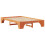 VidaXL vidaXL Bed Frame Wax Brown 120 x 190 cm Solid Pine Wood 3