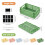 6-Piece Foldable Storage Boxes, Stackable Desktop Storage Boxes, Suitable ForKitchens, Bathrooms, and Bedrooms 6