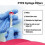 Φίλτρα Σύριγγας Υδρόφοβη Μεμβράνη PTFE 13mm 0.22m 100Pcs Διήθηση Αερίου Οργανικού Διαλύτη 5