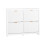 SoBuy 4-Drawer Shoe Cabinet White 1
