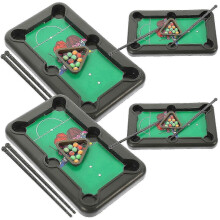 Sturdy Kids' Billiard Table, Enhances Hand-Eye Coordination, 14.5cm Small Size, 4 Sets of Home Interactive Toys
