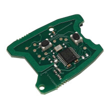 Circuito stampato affidabile per chiave telecomando a 2 pulsanti, 433 MHz, compatibile con Peugeot 307 dal 2000 al 2017.