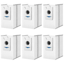 Compatible with Deebots X5 Dust Collection Sacks Pro/X5 Omni/X2 Omni/X2/X2 Pro/DEX86, 6-Pack High-Efficiency Filtration