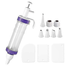 Kit de 7 douilles à pâtisserie efficaces pour la décoration de gâteaux.
