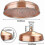 Reliable Copper Shower Head, 20cm Diameter, High Pressure Fixed Adjustable Angle, Water-saving Type 4