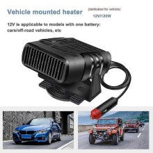 2024 Nový, 120 W, 200 W Prenosný automatický keramický ohrievač, ventilátor, odmrazovač, odhmlievač, chladenie 12 V/24 V-12 V