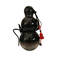 Gourde chinoise rétro de 800 ml, grande capacité, en polycarbonate résistant, idéale pour le sport.