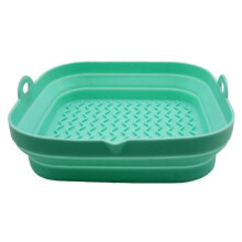 Doublure en silicone fiable pour friteuse à air, panier réutilisable en silicone pour friteuse à air