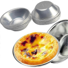 Moule à tartelettes aux œufs, 20 pièces, moule à tartelettes aux œufs épais, réutilisable, antiadhésif, style gâteau, pâtes de N