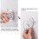 Durable Suction Hooks 6 Packs Powerful Push and Lock Vacuum Multi-purpose Suction Hanger Strong Absorption 3