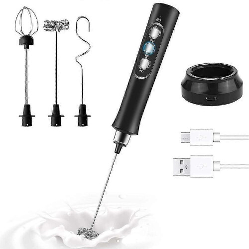 Mousseur à lait électrique efficace, mousseur à café rechargeable par USB