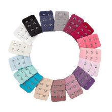 Lot de 20 rallonges élastiques pour soutien-gorge dos nu, avec 2 crochets.