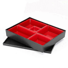 Boîte à repas pour sushis, traiteur, contenants alimentaires, boîte à bento sécurisée en ABS durable, boîte à riz pour pique-nique