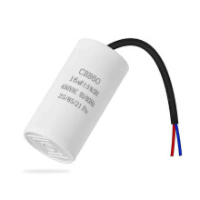 Durable CBB60 450v 16uf 50/60HZ Starting Capacitor, Motor Capacitor, Motor Capacitor, Microfarad Capacitor with Cord