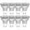 Efficient Gu10 35w Halogen Reflector Bulbs, Dimmable Spotlight,warm White 2700k 8PCS 1
