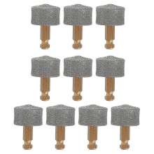 10Pcs Durable Nail Grinder Spare Head Grinding Wheel Pet Nail Grinder Spare Tip Professional Raised Grinding Head for Electric