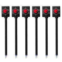 Betrouwbare 6-pack DC 0/1-10V LED-dimmer met draaiknop.