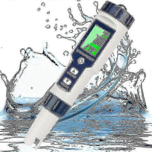 Saltwater Pool Tester - 5 Function Digital Ph and Water Quality Meter
