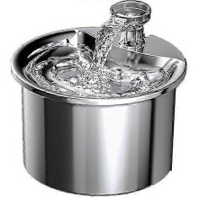 Bebedouro automático para animais de estimação com fluxo de água dinâmico que atrai o gato para beber, fácil de limpar.
