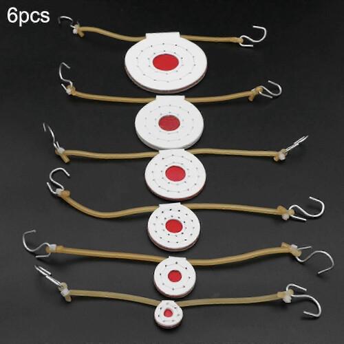 6 Pcs Sturdy Target Carry Target Microfiber Targets Cushions for Dart Shooting--White 2