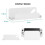 Efficient Game Console Wall Mounted Bracket Mount for Switch/ Host Handle Hanger Wall Bracket Storage Rack White 3