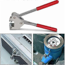 Alicate de vedação confiável com cabo isolado de 17 cm e 10 mm, kit com cordão e martelo, instrumento de medição para vedação.