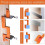 Arc Grooving Auxiliary Tool,Multifunctional Handle-Free Arc Grooving Mold-8MM 2