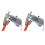 Arc Grooving Auxiliary Tool,Multifunctional Handle-Free Arc Grooving Mold-8MM 3