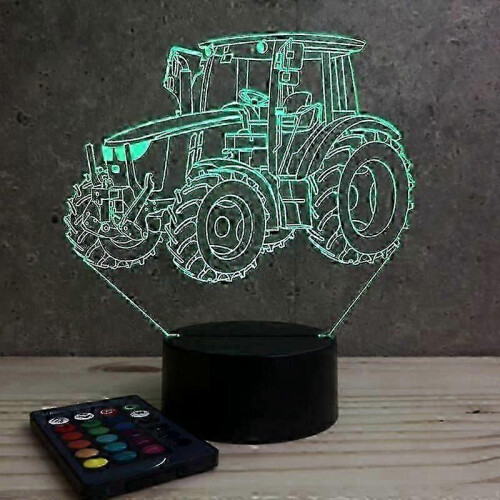 Sturdy Bedside Lamp Multi-color Remote Control 18.517cm Decorative Small Night Lightweight