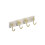 Gold-plated Big Hook Practical Durable Acrylic Home Storage Unique Design: Wall Hooks-1 1