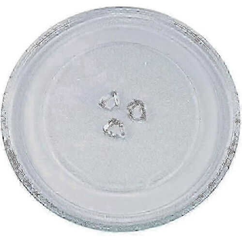 Sturdy Glass Turntable 245mm 3 Fixators Fitting Microwave Accessories Anti-Drop Design