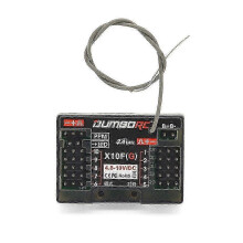Receptor confiável de 10 canais, saída PPM de 2,4 GHz para X10F/X10FG, giroscópio integrado para X6 X6PM DDF-350