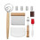 Durable Baking Tool Kit Easy Grip Wooden Handle, 1 Piece, Home Baking Dough Mixing Tool 1