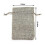 Jute Sacks Moisture-proof and Breathable 100 Pcs 13.5x9.5cm Gift Packaging Storage Sacks 4