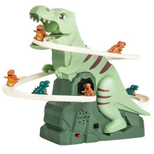 Spoľahlivá hračka s dinosaurom, šmykľavkou, USB batériou, duálnym napájaním 29x15,5x21cm pre deti staršie ako 3 roky