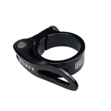 Morsetto reggisella in lega di alluminio a sgancio rapido per bicicletta, compatibile con reggisella da 28,6 mm / 31,8 mm / 34,9 mm.