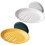 Waterproof Disc Soap Box, Wall Mounted Plastic Soap Bracket with Drainage Design for Bathroom 2 Pieces 1