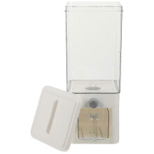 Efficiente dispenser di riso bianco per uso domestico con contenitore di stoccaggio da 3,75 litri.