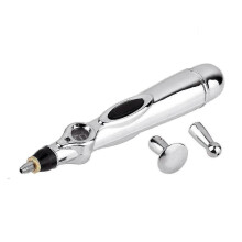 Pen Acupuncture Massage Therapy Stick with 3 Head Tips - Manual Massager for Full Body Pain Relief & Meridian Energy Healing