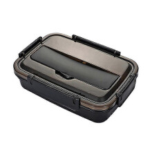 Boîte à bento résistante à compartiments multiples, boîte de rangement alimentaire en plastique pour l'école