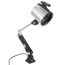 Betrouwbare, verstelbare LED-werklamp met lange arm en schroefbevestiging voor draaibank, CNC-freesmachine.